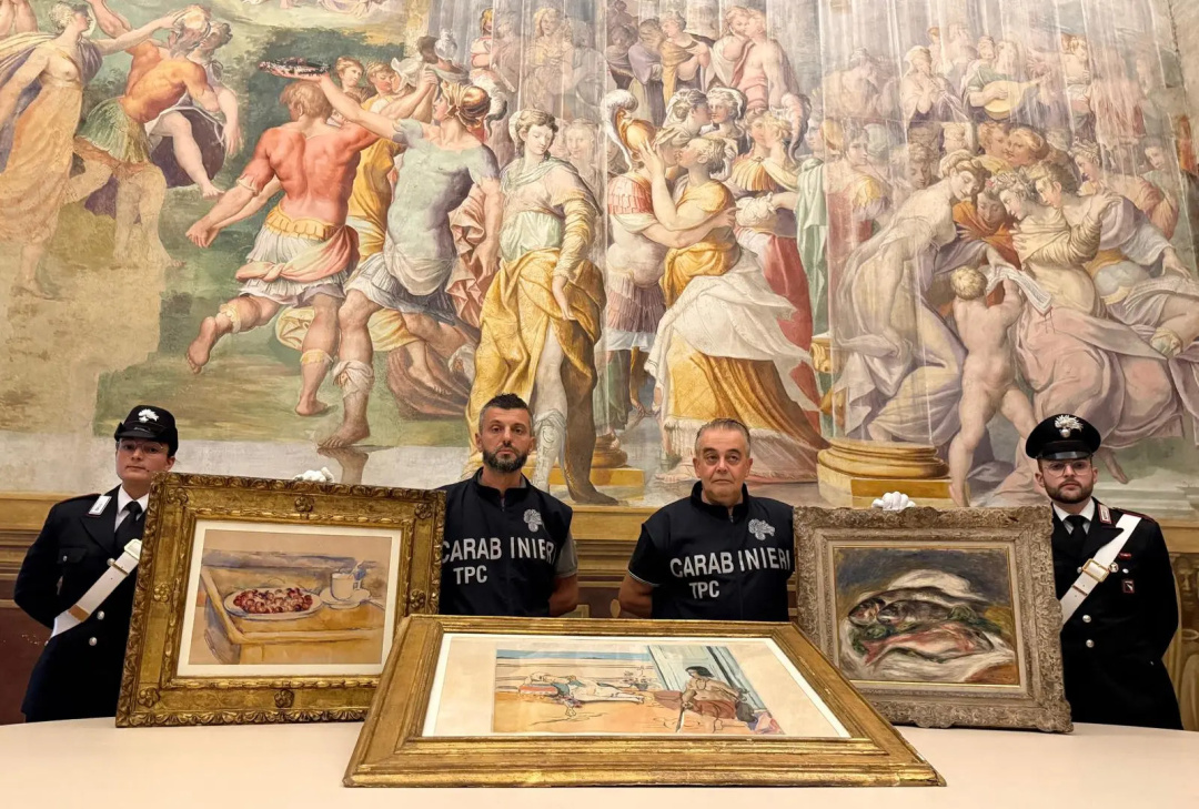 Italian Police Recover $10 Million in Stolen Artworks